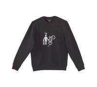 PS By Paul Smith - Sudadera Bordada con Patinador y Bicicleta - Sweatshirts & Hoodies - Hombre - Negro - S -