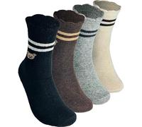 PS PROUTHS Calcetines térmicos mujer, Calcetines térmicos divertidos Mujer, Calcetines invierno mujer Cálidos y suaves (FR/ES, Números, 35, Regular, Regular, Lana 2)