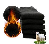 PS PROUTHS Calcetines Térmicos Unisex de Lana Con Rizo - Cálidos Para Invierno - Suaves y Cómodos (FR/ES, Números, 35, 40, Regular, Regular, X12)