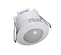 PS-TECH Detector de Movimiento empotrable para Falso Techo 360º, Cobertura 6 m de diametro a 2.2m de Altura