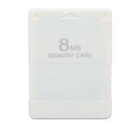 PS2 FMCB Free McBoot Memory Card V1.966 Tarjeta de Memoria de Juego de Alta Velocidad de 8 MB para Playstation2 Versión Estándar de Línea Delgada, Plug and Play Drive Consola de (Blanco)