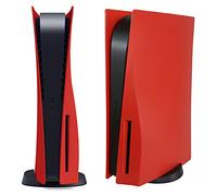 PS5 - Carcasa protectora para consola de juegos Sony PS5 (resistente al polvo), color rojo