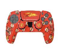 PS5 DC CUSTOM KIT FLASH FR-TEC SILICONA + GRIPS + STICKER P S5