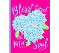 Psalm 103, Biblical, Blue Hydrangea Florals, 150 Lined Page, 8x11, Notebook Perfect For School, Learning And Note-Taking: Created With Hand-Drawn Art By: Artist Mary Elisabeth Linder @ MaryEMade