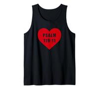 Psalm 119:11 - Thy Word Have I Hid in Mine Heart Reference Camiseta sin Mangas