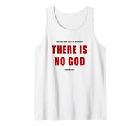 Psalm 14:1 The Fool Has Said, There IS NO God - Evangelism Camiseta sin Mangas