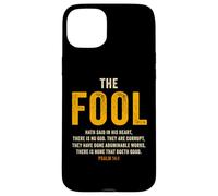 Psalm 14:1 The Fool Hath Said There is No God - Evangelism Carcasa para iPhone 15 Plus