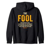 Psalm 14:1 The Fool Hath Said There is No God - Evangelism Sudadera con Capucha