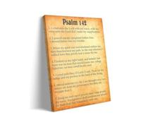Psalm 142 I Cry to You O Lord Gold Bible Verse Poster Christian Wall Art Inspirational Scripture Print Religious Home Church Decor(Unframed,12x18inch(30x45cm))