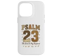 Psalm 23 The Lord Is My Shepherd Stitched Patchwork Christia Carcasa para iPhone 14 Pro MAX
