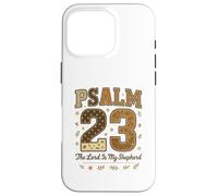Psalm 23 The Lord Is My Shepherd Stitched Patchwork Christia Carcasa para iPhone 16 Pro