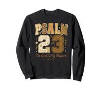 Psalm 23 The Lord Is My Shepherd Stitched Vintage Christian Sudadera