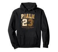 Psalm 23 The Lord Is My Shepherd Stitched Vintage Christian Sudadera con Capucha