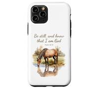 Psalm 46:10 Be Still, and Know That I Am God, Girls Horse Carcasa para iPhone 11 Pro
