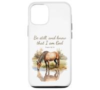 Psalm 46:10 Be Still, and Know That I Am God, Girls Horse Carcasa para iPhone 12/12 Pro