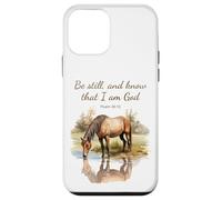 Psalm 46:10 Be Still, and Know That I Am God, Girls Horse Carcasa para iPhone 12 Mini