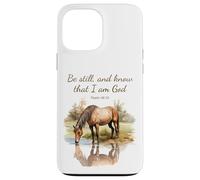 Psalm 46:10 Be Still, and Know That I Am God, Girls Horse Carcasa para iPhone 13 Pro MAX