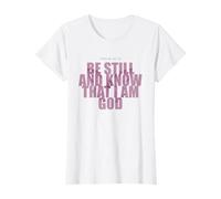 Psalm 46:10 Be Still & Know - Women Girls Butterfly Camiseta
