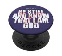 Psalm 46:10 Be Still & Know - Women Girls Butterfly PopSockets PopGrip Adhesivo