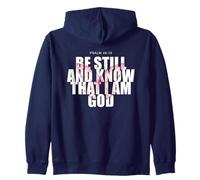 Psalm 46:10 Be Still & Know - Women Girls Butterfly Sudadera con Capucha