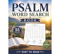 Psalm Word Search Book: 55 Inspirational Puzzles Featuring Psalms, Scripture Themes, and Bible Words