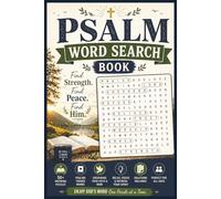 Psalm Word Search Book: Word Searches with Easy to Read Print about Psalms, Bible Words and More | 6x9 inches, 109 pages| 50+ Puzzles with Solutions | Gifts for Vacations, Holidays and Free Times
