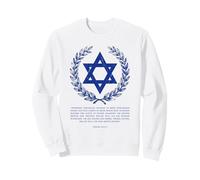 Psalms 122:6-9 Star of David Israel Bible Verse German Sudadera