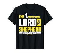 Psalms 23:1 The Lord Is My Shepherd Christian Wear Camiseta