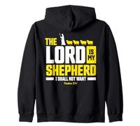 Psalms 23:1 The Lord Is My Shepherd Christian Wear Sudadera con Capucha