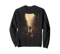 Psalms 23:4 Though I Walk Through The Valley Christian Bible Sudadera