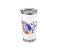 Psalms 46:10 Be Still & Know That I Am God - Women's Faith Vaso térmico de acero inoxidable de doble pared