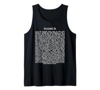 Psalms 91 Bible Verse Protection Safety Blessing (French) Camiseta sin Mangas