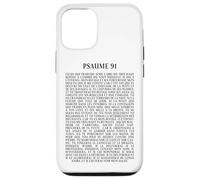 Psalms 91 Bible Verse Protection Safety Blessing (French) Carcasa para iPhone 12/12 Pro