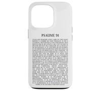 Psalms 91 Bible Verse Protection Safety Blessing (French) Carcasa para iPhone 13 Pro