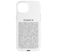 Psalms 91 Bible Verse Protection Safety Blessing (French) Carcasa para iPhone 15 Plus