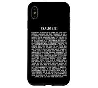 Psalms 91 Bible Verse Protection Safety Blessing (French) Carcasa para iPhone XS MAX