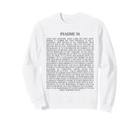 Psalms 91 Bible Verse Protection Safety Blessing (French) Sudadera