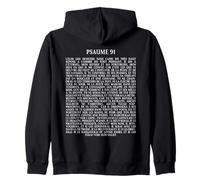 Psalms 91 Bible Verse Protection Safety Blessing (French) Sudadera con Capucha
