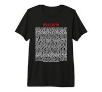 Psalms 91 Full KJV Bible Verse Protection & Safety Blessing Camiseta Premium