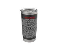 Psalms 91 Full KJV Bible Verse Protection & Safety Blessing Vaso térmico de acero inoxidable de doble pared