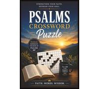 Psalms Crossword Puzzle: Crossword Puzzles with Easy to Read Print about Psalms, Bible, Christian Faith and more | 6x9 inches, 120 pages | 50+ ... Easter, Men, Women, Teens, Study, Prayer