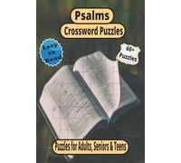Psalms Crossword Puzzles: Easy-to-Read Christian Crossword Puzzles for Adults and Seniors.