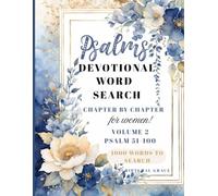 Psalms Devotional Word Search Large Print For Women: Volume 2, Psalms 51-100 with 1,000 Search Words, Reflections, and Prayers