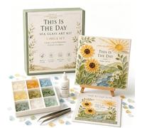 Psalms Of Comfort & Strength Sea Glass Art Kit, Gifts for Women (#1)