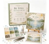 Psalms Of Comfort & Strength Sea Glass Art Kit, Gifts for Women (#4)