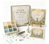 Psalms Of Comfort & Strength Sea Glass Art Kit, Gifts for Women (#5)