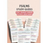 Psalms Study Guides: Chapter-By-Chapter Summaries for Deeper Understanding (Complete Chapter-by-Chapter Tip-In Bible Study Series)
