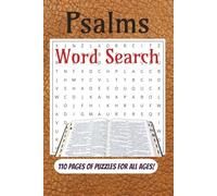 Psalms Word Search: 55 Easy To Read Bible Word Search Puzzles with Selected Psalms - Christian Puzzle Book for Relaxation, Focus and Senior Brain Health