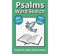 Psalms Word Search Puzzle Book: Search with Easy to Read Print about Psalms and More | 6x9 inches, 110 pages | 50+ Puzzles ... Gifts for Vacations, Holidays & Free Times