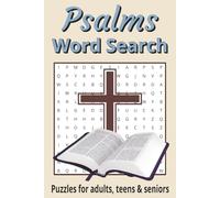 Psalms Word Search Puzzle Book: Search with Easy to Read Print about Psalms and More | 6x9 inches, 110 pages | 50+ Puzzles ... Gifts for Vacations, Holidays & Free Times